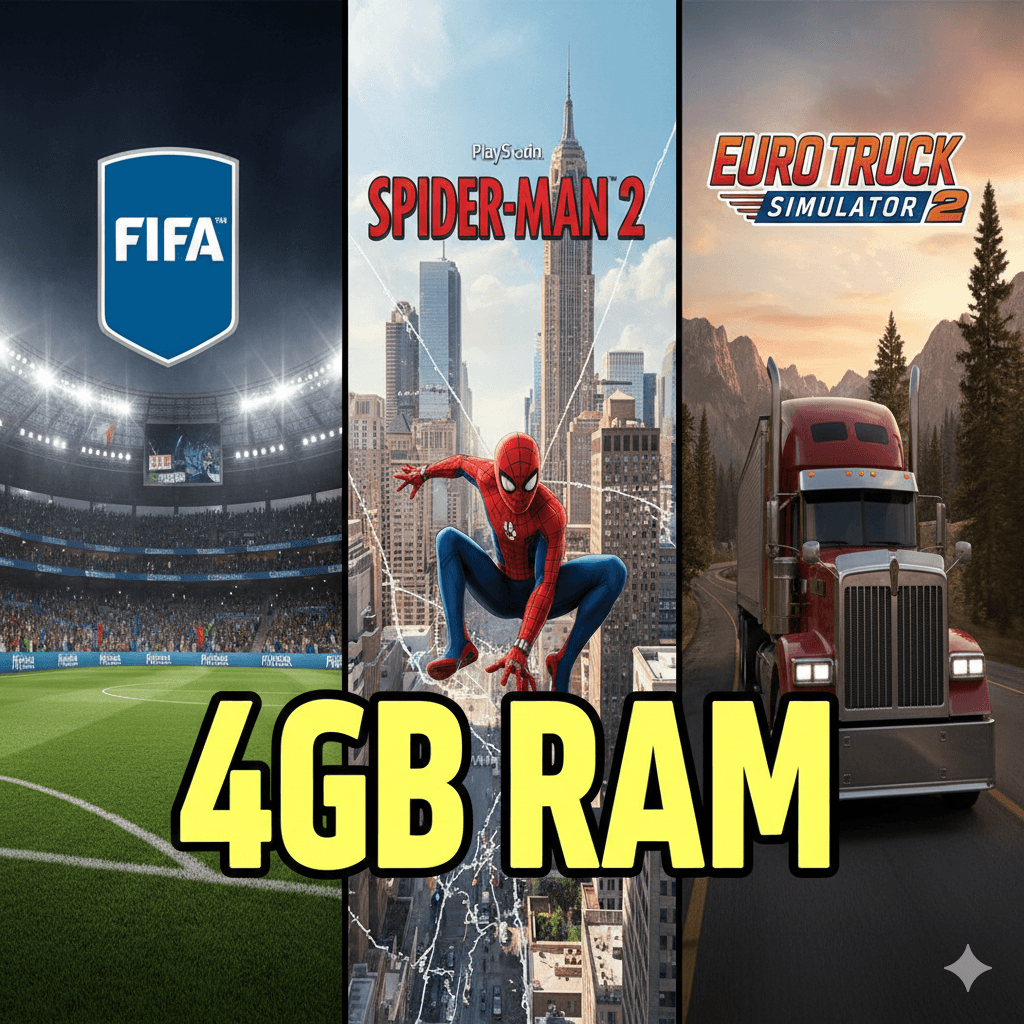 Best Games for a 4GB RAM PC That Actually Run Smooth